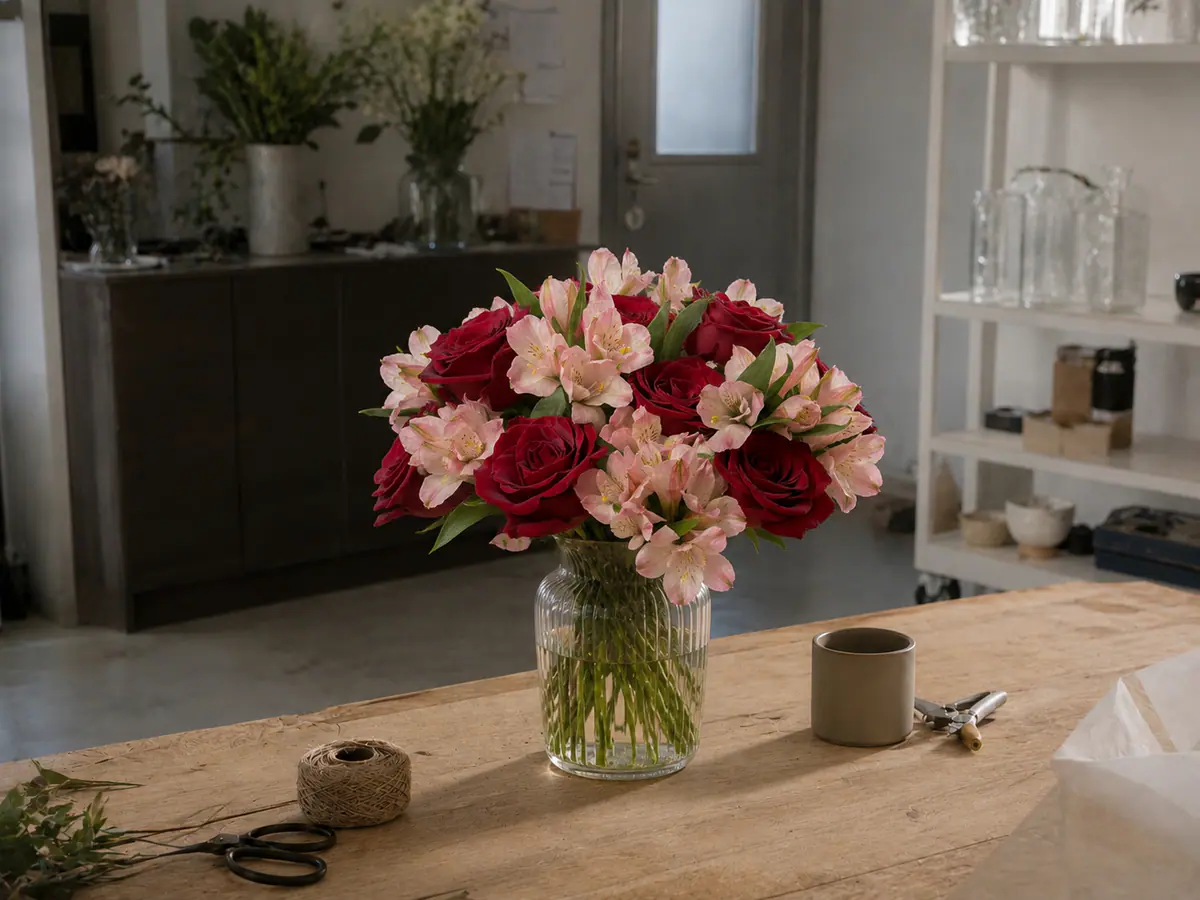 Wild Flower Boston studio bouquet