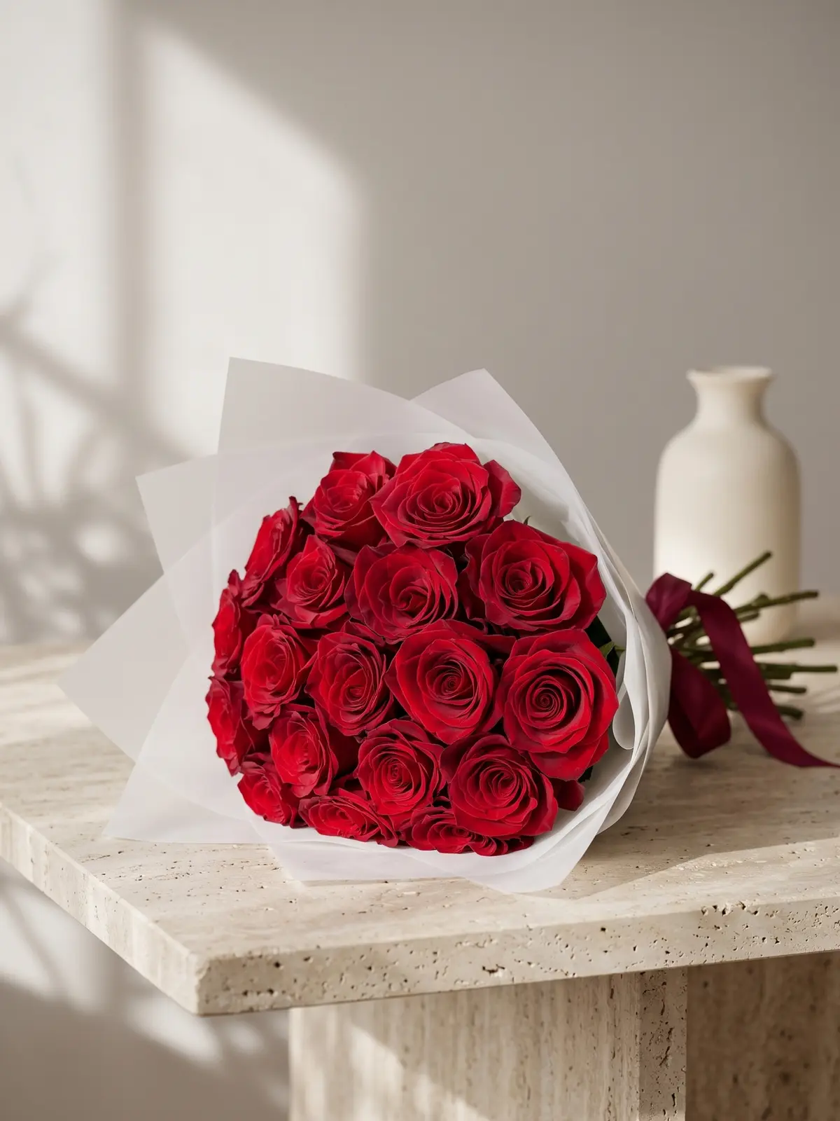 Crimson Garden Bouquet, Roses bouquet by Wildflower in Boston