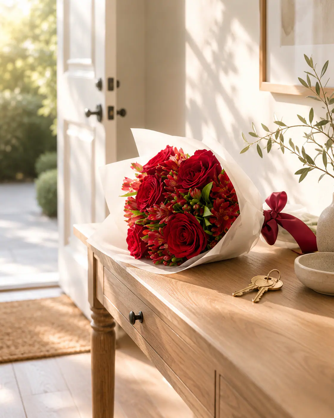Anniversary flowers by Wild Flower Boston