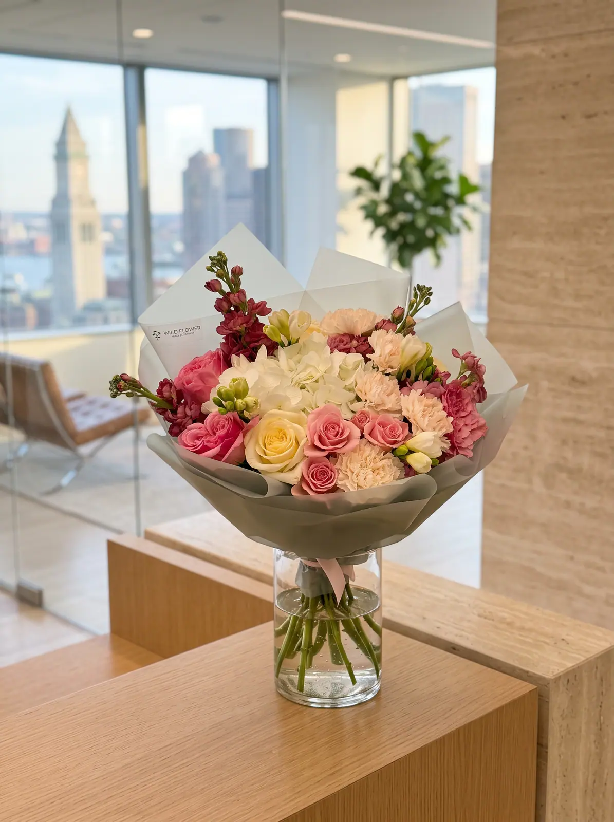 Corporate Gifting flowers by Wild Flower Boston