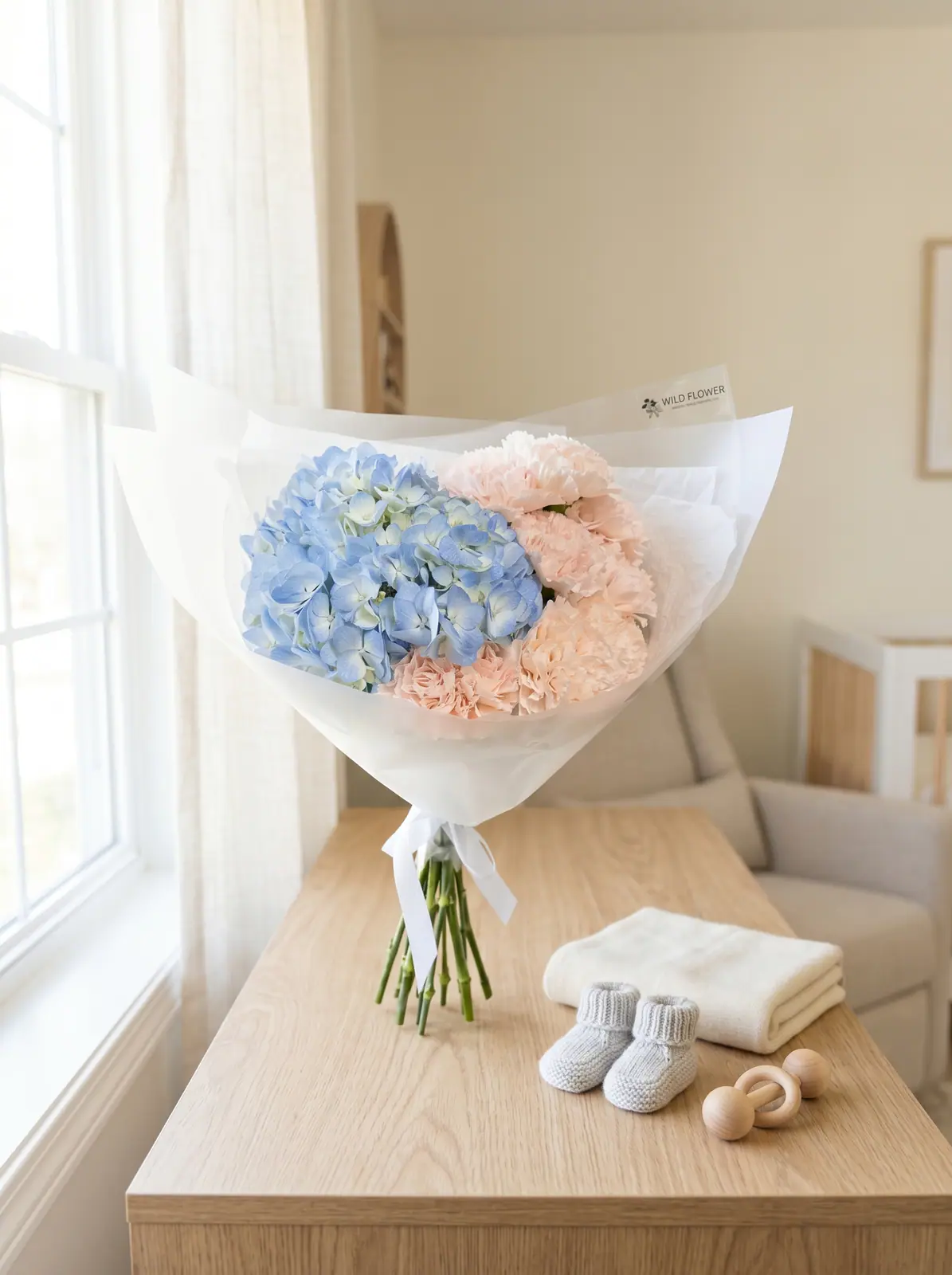 New Baby flowers by Wild Flower Boston