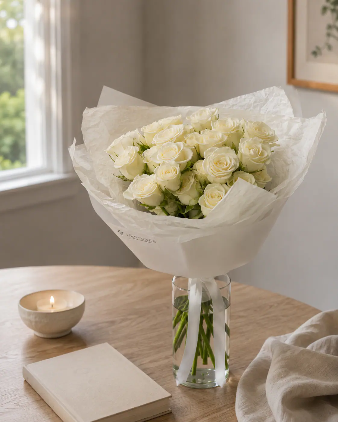 Sympathy flowers by Wild Flower Boston