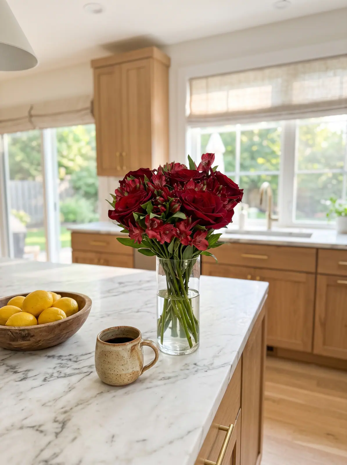 Wild Flower subscription bouquet in a Boston home 6